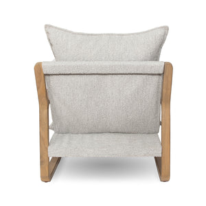 Sling Accent Chair - Taupe Boucle-Not Just For The Garden | Metal Art | Décor for Homes, Walls and Gardens | Furniture | Custom Garden Planters and Flower Arrangements | Gifts | Best in KW