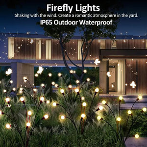 Solar Firefly Warm White Stakes
