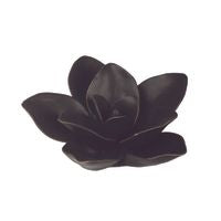 Flower Black Ceramic 4"
