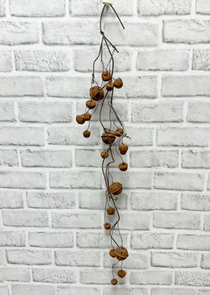 Garland Jingle Bell 31" rust