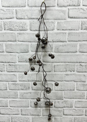 Garland Jingle Bell 31" pewter