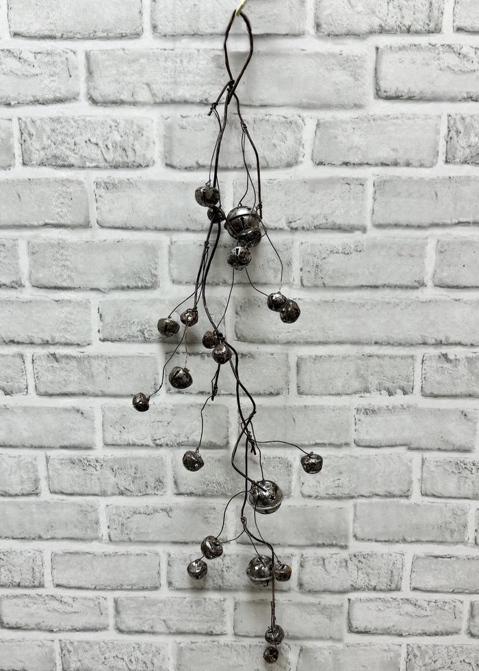 Garland Jingle Bell 31" pewter