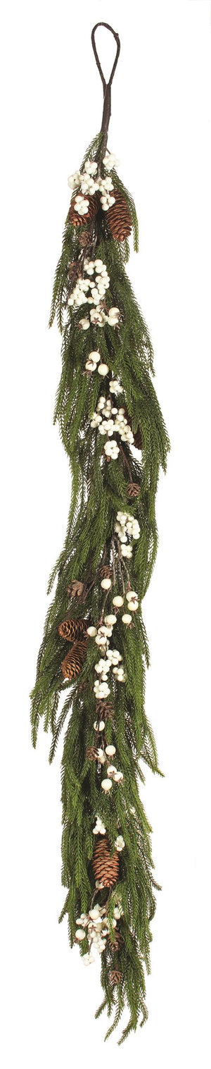 Garland Norfolk 60" White Berry