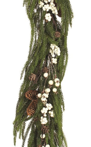 Garland Norfolk 60" White Berry