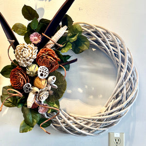 Sample Custom Wreath Design - Fall Variety