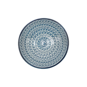Kiri Porcelain 3" Sauce Dish - Blue Stitch - Set of 4-Not Just For The Garden | Metal Art | Décor for Homes, Walls and Gardens | Furniture | Custom Garden Planters and Flower Arrangements | Gifts | Best in KW