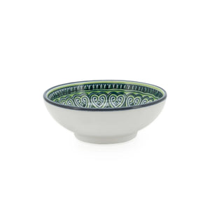 Kiri Porcelain 3" Sauce Dish - Green Mandala - Set of 4-Not Just For The Garden | Metal Art | Décor for Homes, Walls and Gardens | Furniture | Custom Garden Planters and Flower Arrangements | Gifts | Best in KW
