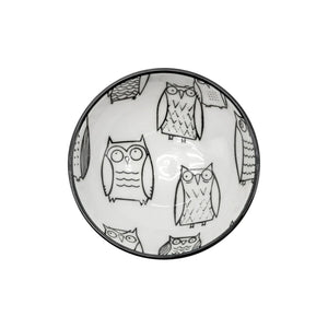 Kiri Porcelain 3" Sauce Dish - Owl Outline - Set of 4-Not Just For The Garden | Metal Art | Décor for Homes, Walls and Gardens | Furniture | Custom Garden Planters and Flower Arrangements | Gifts | Best in KW