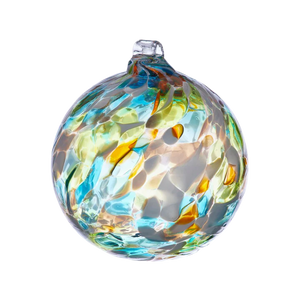 Kitras Calico Ball 3"- Frost-Not Just For The Garden | Metal Art | Décor for Homes, Walls and Gardens | Furniture | Custom Garden Planters and Flower Arrangements | Gifts | Best in KW