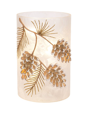 Hurricane LED Cone Frost Gold 7"