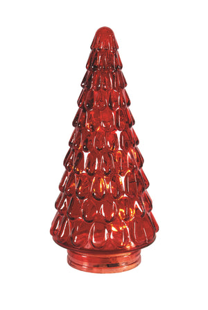 Tree LED Glass Red