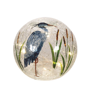LED Globe Heron Reeds (N22920)