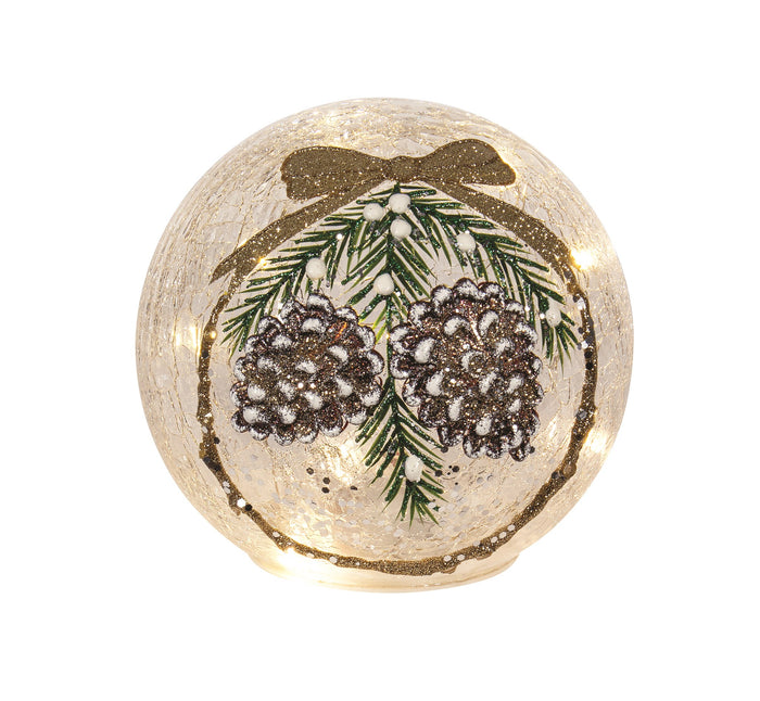 LED Globe Cone Clear Gold