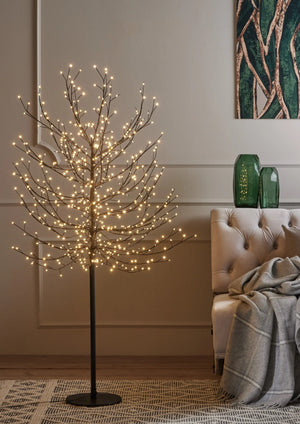 LED Micro Dot Tree Outdoor Blk 59 inch