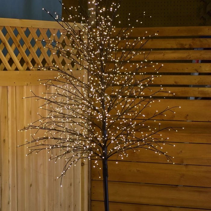 LED Micro Dot Indoor/Outdoor Black Tree 82"