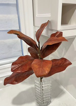 Fall Magnolia Red Spray 22"