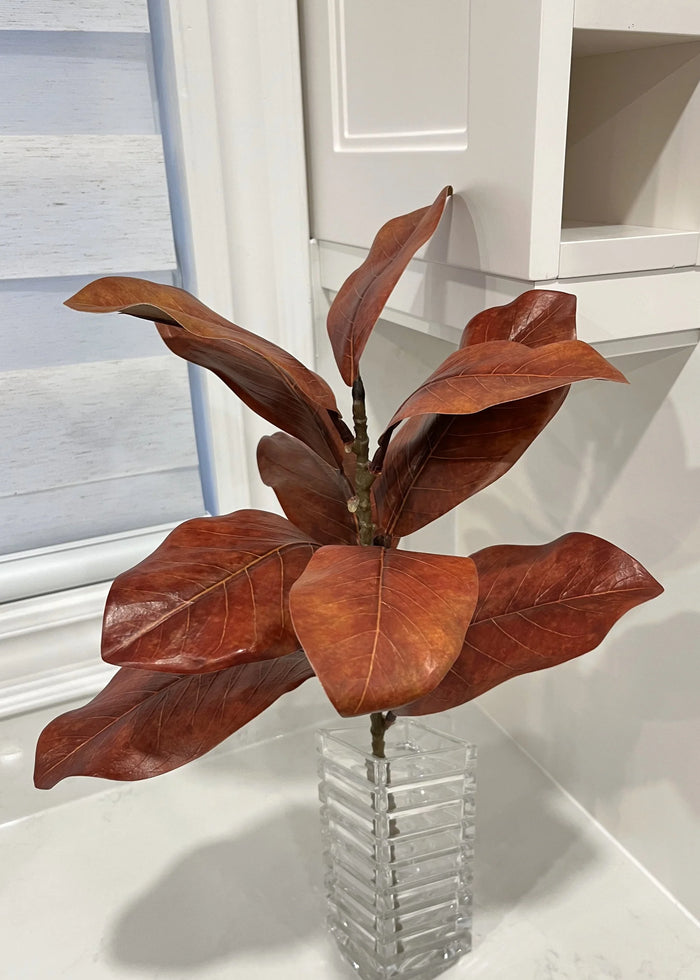 Fall Magnolia Red Spray 22"