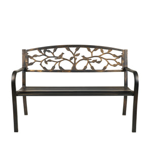 GARDEN BENCH - BRONZE - TREE