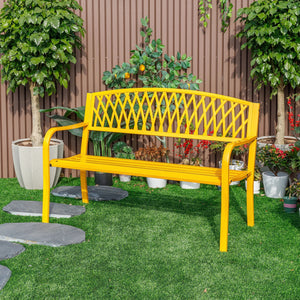 Garden Bench Yellow
