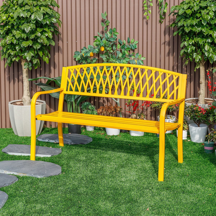 Garden Bench Yellow