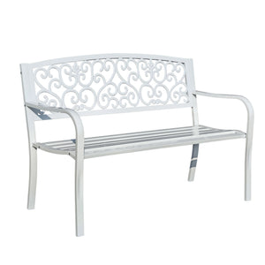 Garden Bench Symphony White