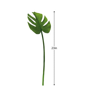 Monstera Leaf 23L" Stem-Not Just For The Garden | Metal Art | Décor for Homes, Walls and Gardens | Furniture | Custom Garden Planters and Flower Arrangements | Gifts | Best in KW