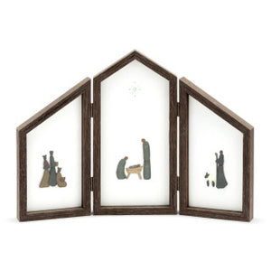 Shadowbox Nativity Triptych