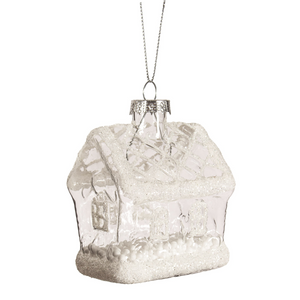 Orn Glass House (clear/white)