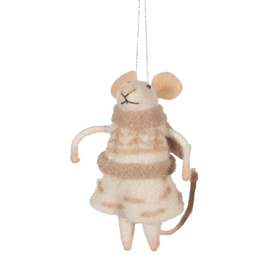 Orn Felted Mouse Dress
