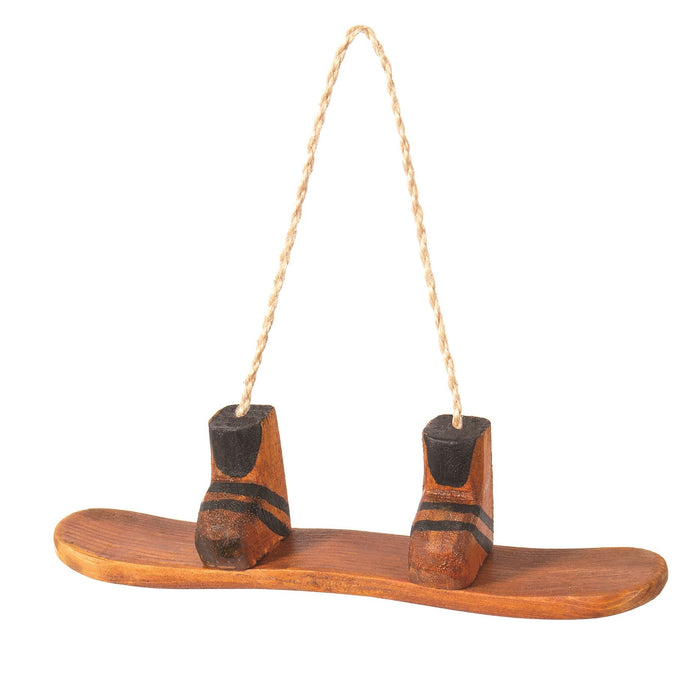 Orn Wood Snowboard & Boots