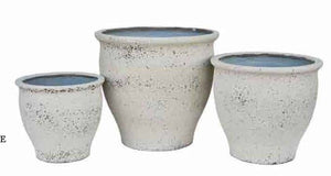 Planter Ficonstone Standard Ivory Natural Stone MEDIUM