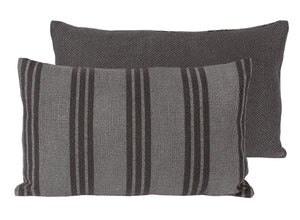 Pillow Navy Stripe 12x20 (N15344)