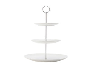 Cake Stand 3-Tier Diamond Rnd
