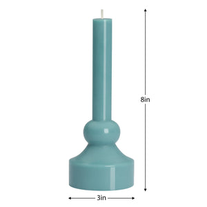 Chess Shape 8h" Candle - Blue-Not Just For The Garden | Metal Art | Décor for Homes, Walls and Gardens | Furniture | Custom Garden Planters and Flower Arrangements | Gifts | Best in KW