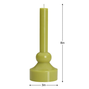 Chess Shape 8h" Candle - Green-Not Just For The Garden | Metal Art | Décor for Homes, Walls and Gardens | Furniture | Custom Garden Planters and Flower Arrangements | Gifts | Best in KW