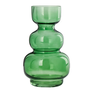 Multi Bulb Green Glass 9.5h" Vase-Not Just For The Garden | Metal Art | Décor for Homes, Walls and Gardens | Furniture | Custom Garden Planters and Flower Arrangements | Gifts | Best in KW