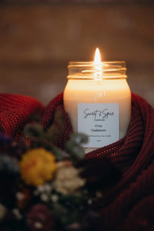 Candle Cozy Cashmere Soy 8oz