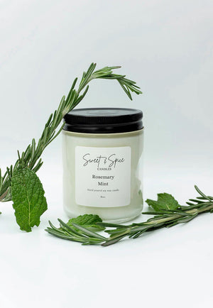 Candle Rosemary Mint Soy 8oz