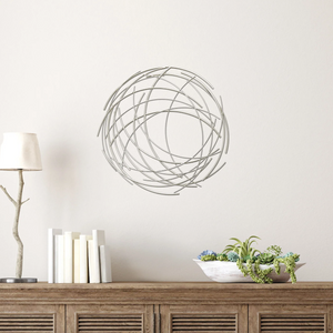Wall Decor Round Metal Halo-Not Just For The Garden | Metal Art | Décor for Homes, Walls and Gardens | Furniture | Custom Garden Planters and Flower Arrangements | Gifts | Best in KW