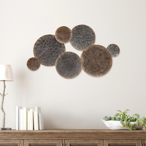 Aeros Floating Disc Metal Wall Decor-Not Just For The Garden | Metal Art | Décor for Homes, Walls and Gardens | Furniture | Custom Garden Planters and Flower Arrangements | Gifts | Best in KW