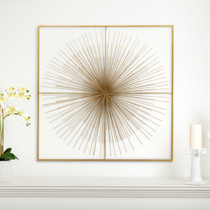Wall Decor Framed Spike Radiant Star-Not Just For The Garden | Metal Art | Décor for Homes, Walls and Gardens | Furniture | Custom Garden Planters and Flower Arrangements | Gifts | Best in KW