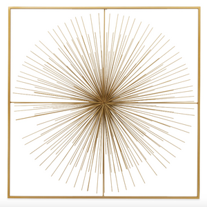 Wall Decor Framed Spike Radiant Star-Not Just For The Garden | Metal Art | Décor for Homes, Walls and Gardens | Furniture | Custom Garden Planters and Flower Arrangements | Gifts | Best in KW