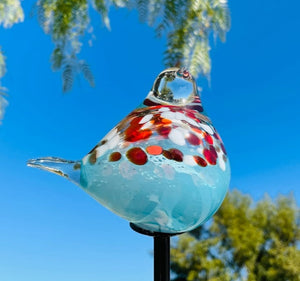Solar Stake Bird Light Blue/Red/White (A400202-LBRW)