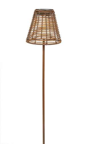 Solar Stake Brown Wicker Shade (N60450)