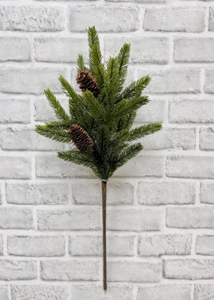 Spruce Spray 23" w cones