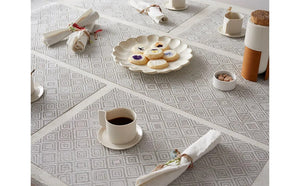 Placemat & Runner Mosaic Grey