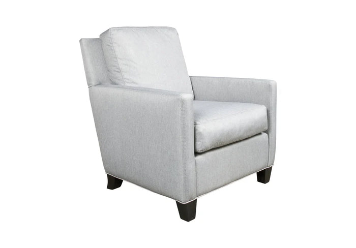Accent Chair Swivel – Tessa Feather (Customizable) (Standard Leg Option)