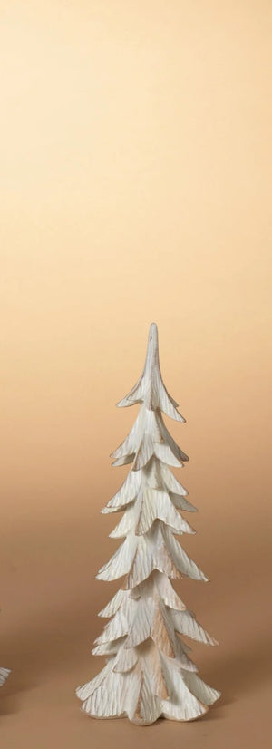 Christmas Tree Resin Wh Sm