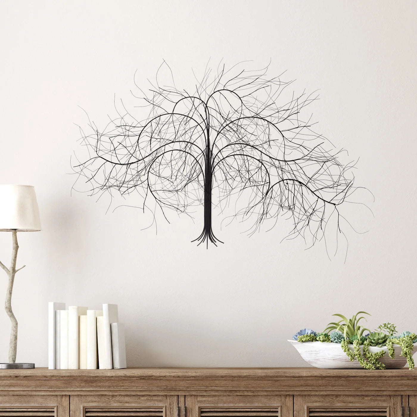 Tree Silhouette Metal Wall Decor – Not Just For The Garden | Metal