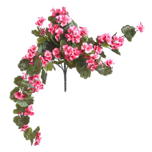 UV Hanging Bush Geranium Fuchsia 30" (OM386FS)